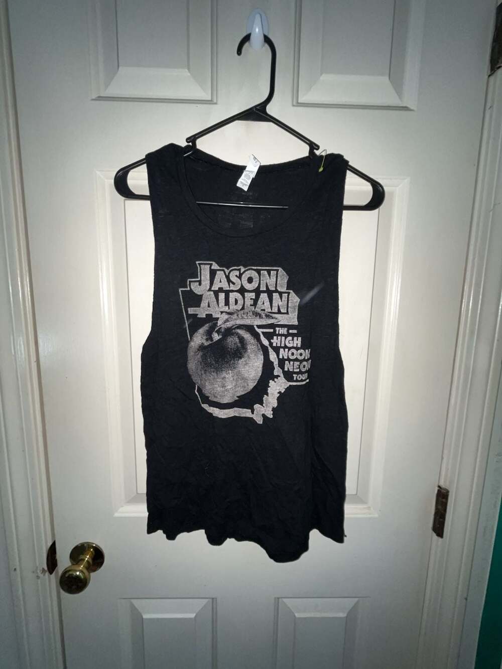 Jason Aldean The High Noon Neon Tour Tank Top Size S